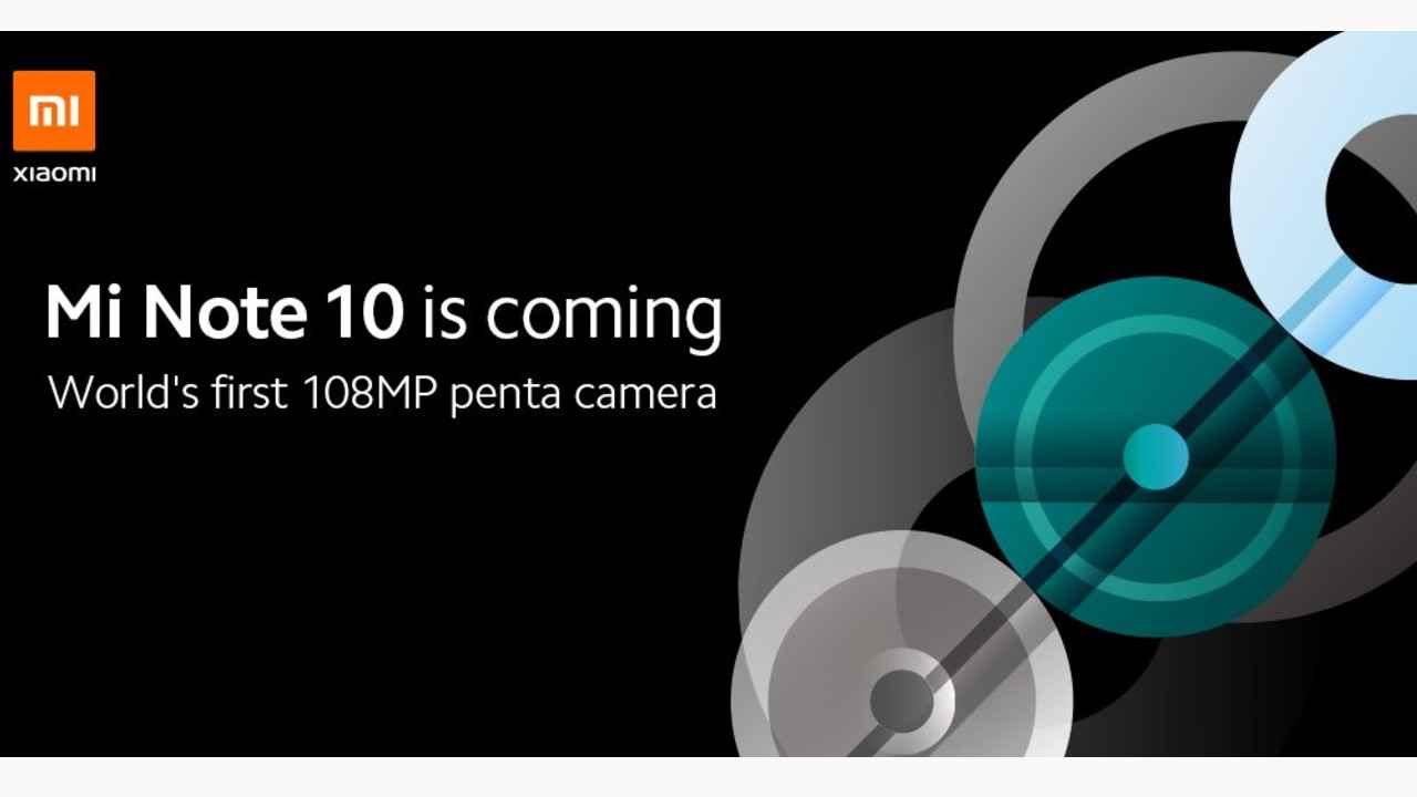 Xiaomi Mi Note 10 108MP camera smartphone launch today: Livestream, specs and more