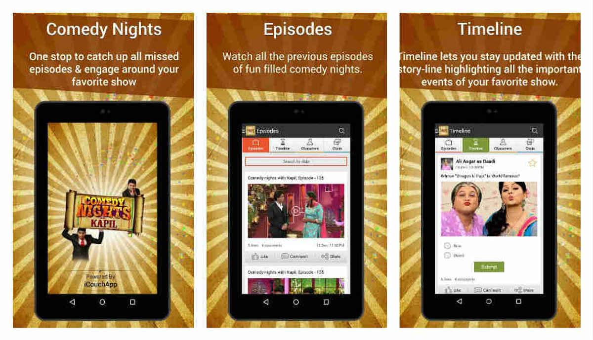 Slide 1 - 8 Android apps to tickle your funny bone