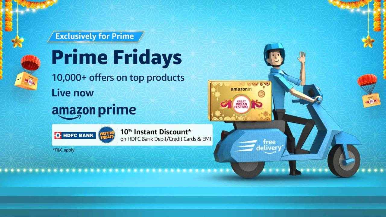 Amazon Prime Fridays sale: स्मार्टफोन से लेकर होम अपलायन्सेज़ पर आज की सबसे तगड़ी डील्स देखें