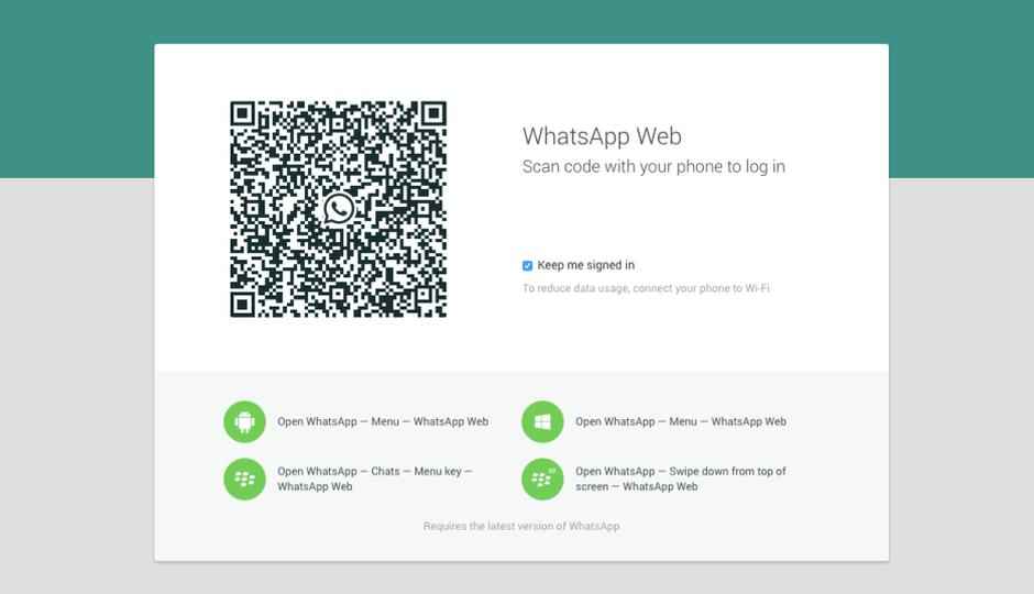WhatsApp now available on the desktop