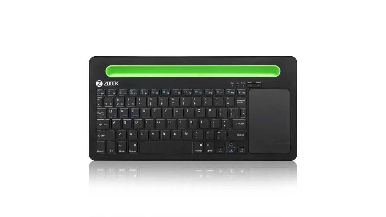 ZOOOK FingerPad Bluetooth keyboard launched in India at Rs 2,999