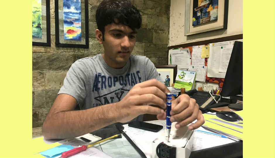 16 year old Indian teen builds low-cost device to help farmers remotely control electronic equipment