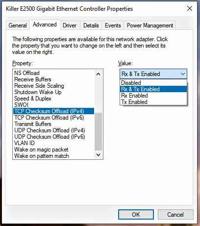 wireless network properties settings