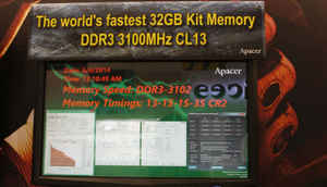 Computex 2014: World's fastest RAM kits from Apacer