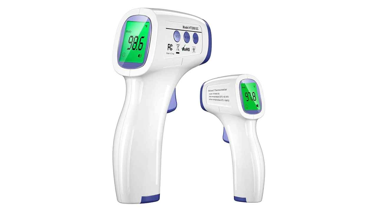 Infrared thermometer deals body temperature