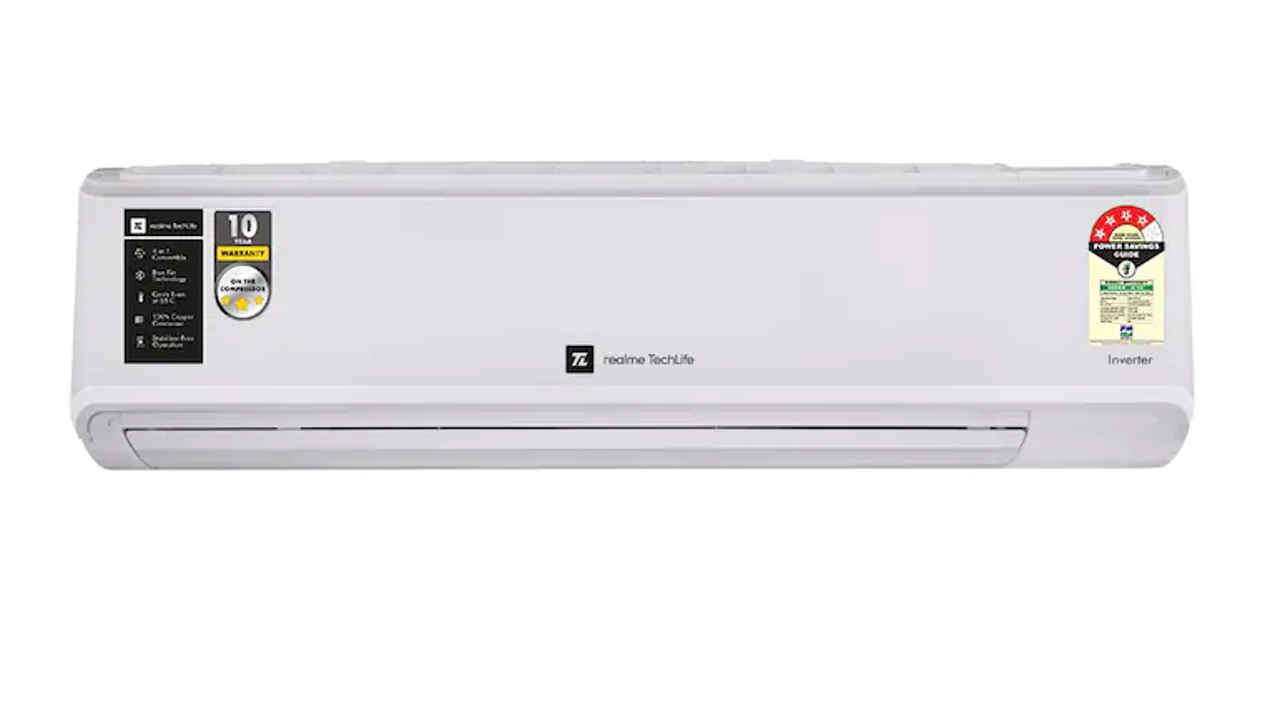 Realme TechLife split air conditioner launched in India with up to 1.5 Ton capacity