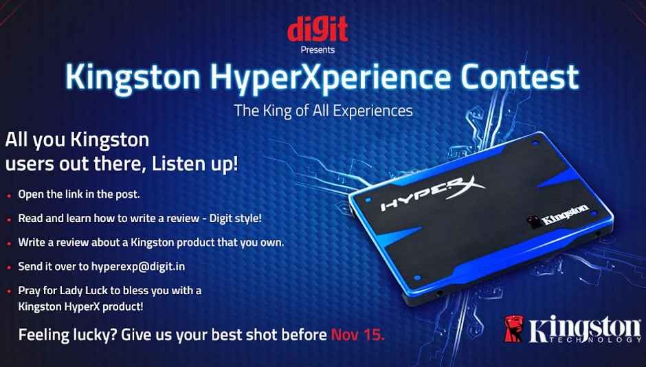Kingston HyperXperience Contest participation guidelines