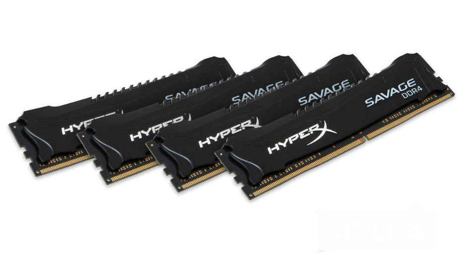 HyperX Savage DDR4 memory announced, prices start at Rs. 3,850