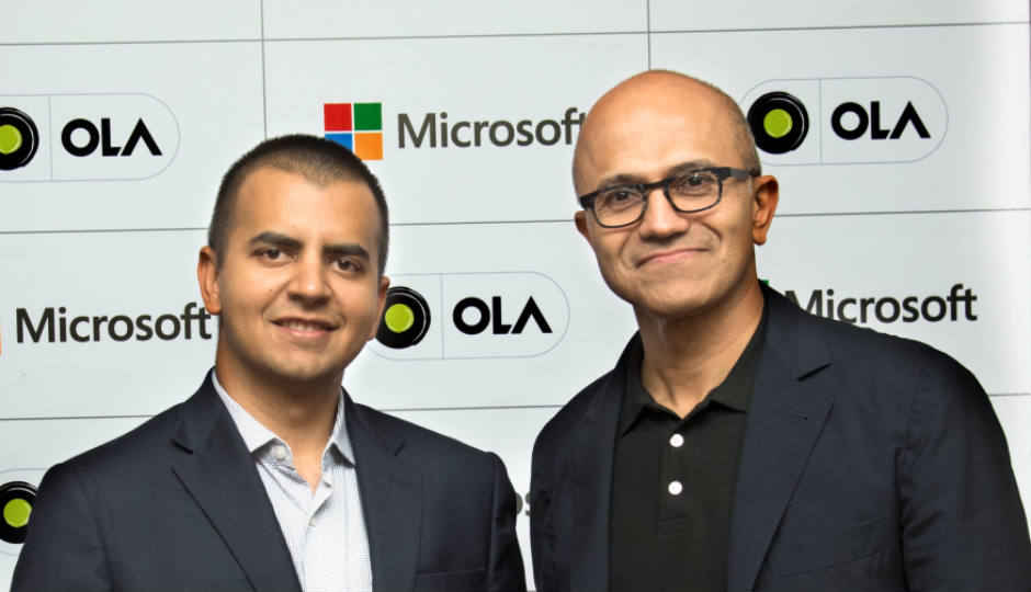 Ola announces new connected car platform in partnership with Microsoft