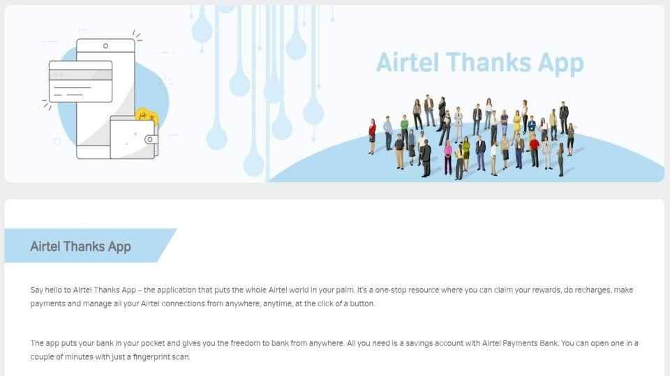 Airtel Thanks App