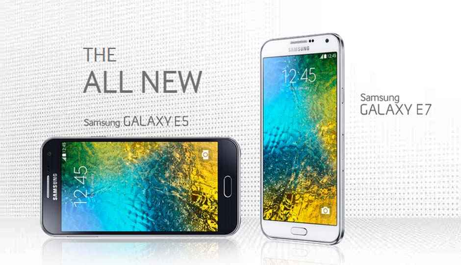 First look: Samsung Galaxy E5 and Galaxy E7 First look: Samsung Galaxy E5 and Galaxy E7