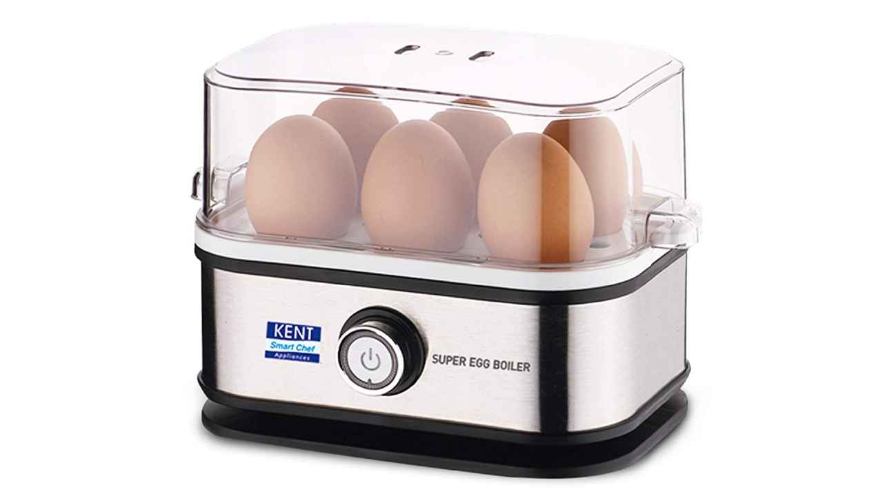 Egg cookers that can be used to boil multiple eggs rapidly
