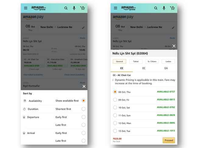 Amazon India launches train ticket booking service