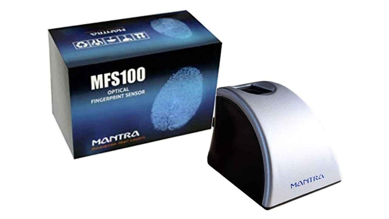 Portable biometric fingerprint scanners