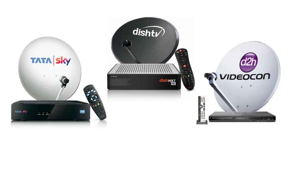 Dish TV, Airtel Digital TV, Hathaway, Siti and Den Networks release new channel prices under new TRAI regulations