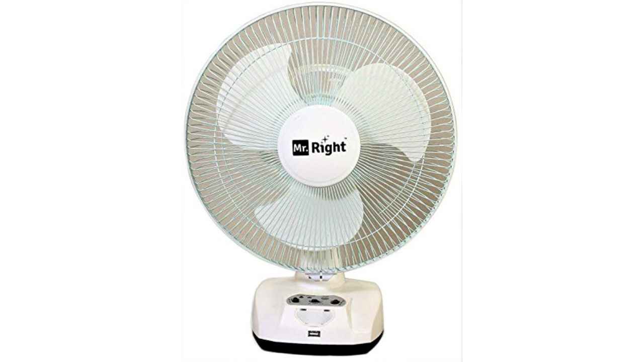 Rechargeable table fans for the times when the lights go out