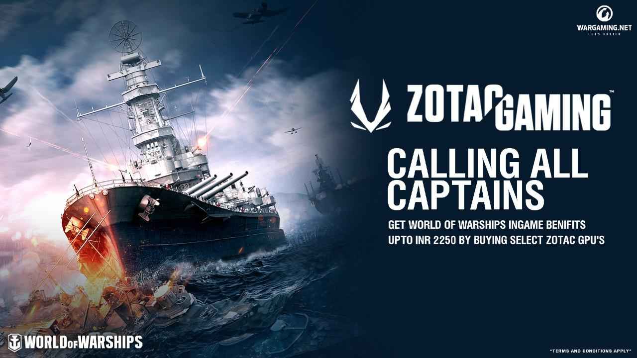 ZOTAC GAMING announcesthe first-ever World of Warships Bundle for Indian Market