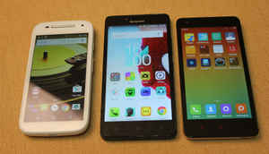 Comparison: Moto E vs Xiaomi Redmi 2 vs Lenovo A6000