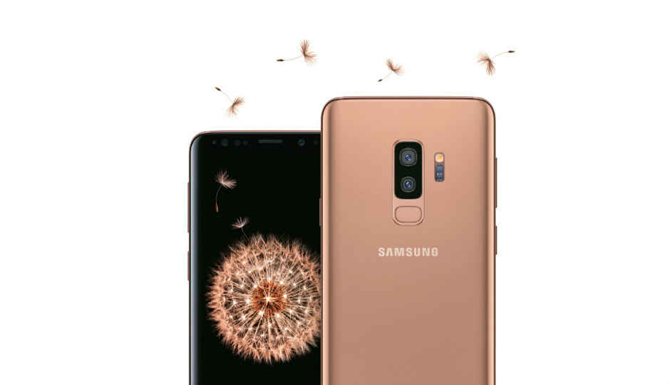Samsung Galaxy S9+ Sunrise Gold variant available with Rs 9,000 cashback