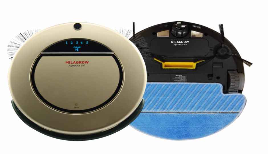 Milagrow AguaBot 5.0 robotic vacuum cleaner launched at Rs. 31,990