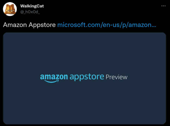 Amazon app store windows 11 leaked launch soon