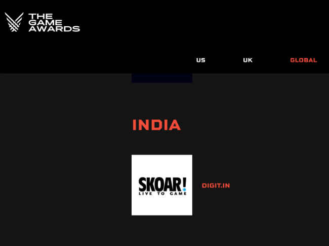 SKOAR! is the only jury member for the Game Awards 2020 from India.