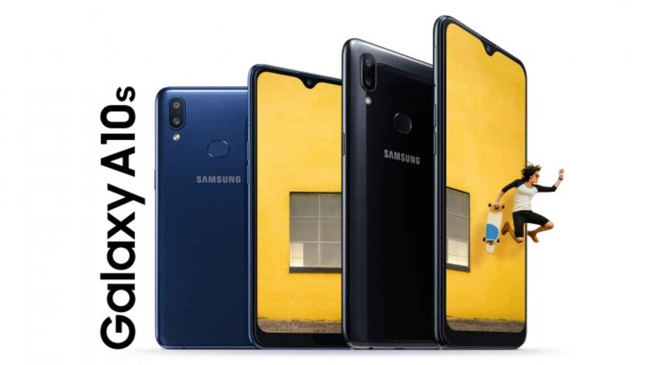 Samsung Galaxy A10s launched in India, comes with 4,000mAh battery, Infinity-V display and more