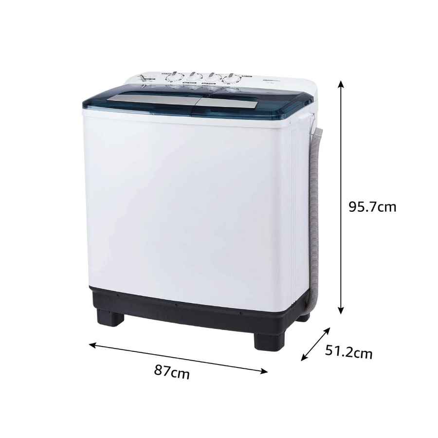 AmazonBasics 10.2 kg Semiautomatic Washing Machine Photo Design 1 Digit