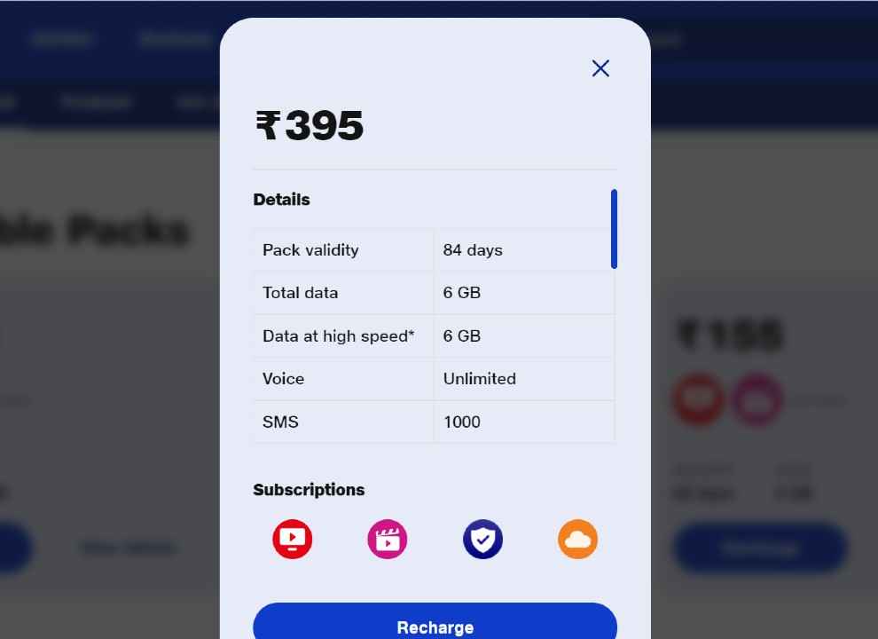 Jio Recharge