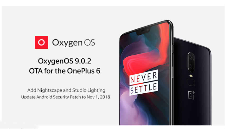 OxygenOS 9.0.2 with Nightscape and Studio Lighting now rolling out to OnePlus 6
