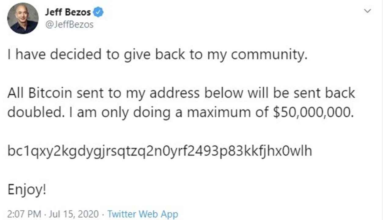 Jeff bezos twitter hacked