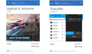 మీకు తెలియని ఆండ్రాయిడ్ విండోస్ యాప్ : యాప్ కంపేరిజన్