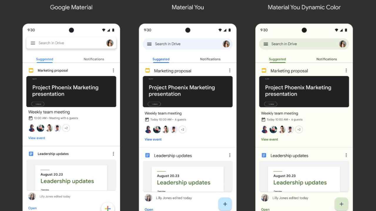 Google Docs, Sheets, and Slides will get a ‘material you’ upgrade
