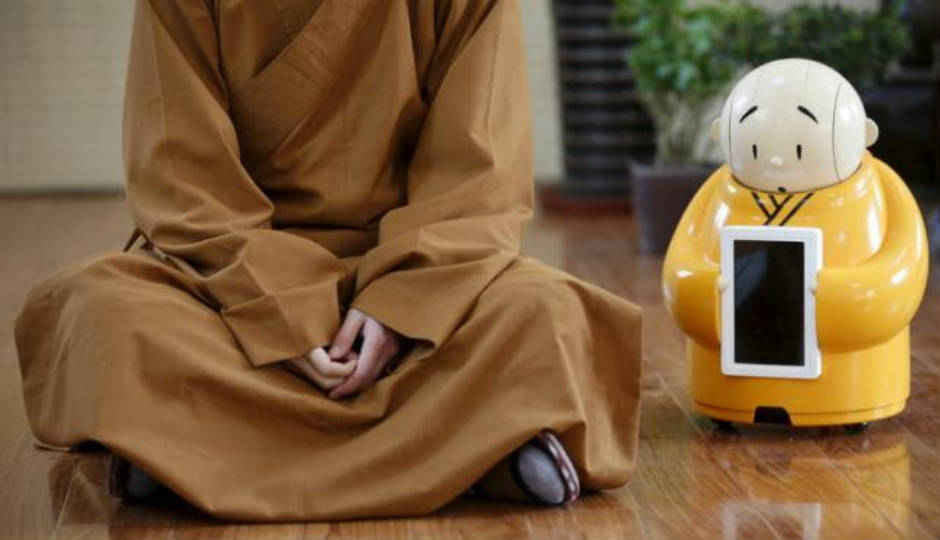 This robot Buddhist monk shares wisdom and zen-replies