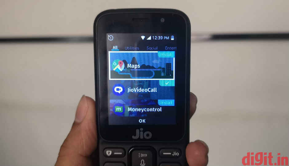 Reliance JioPhone updated with Google Maps support