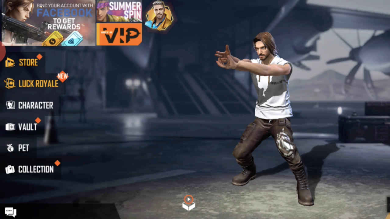 Free fire noob game play