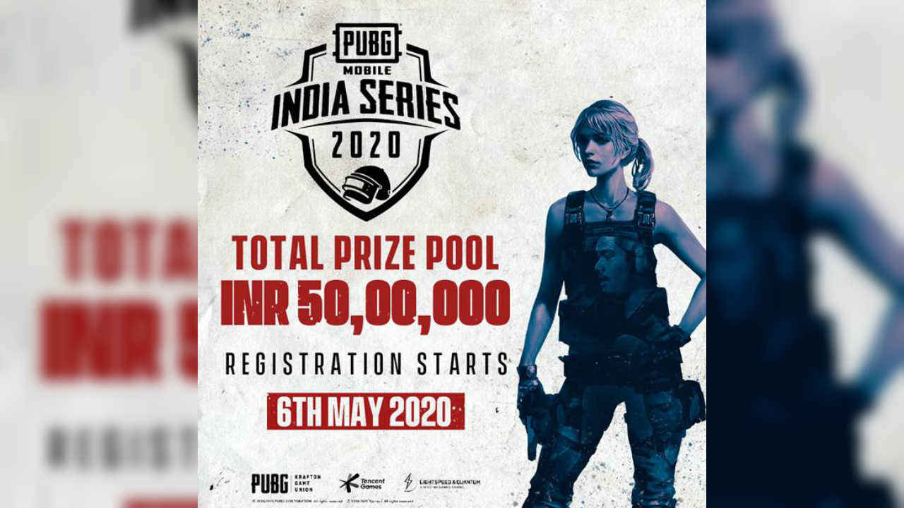 PUBG Mobile India Series 2020 registrations start today, offers prize pool of Rs 50 lakh