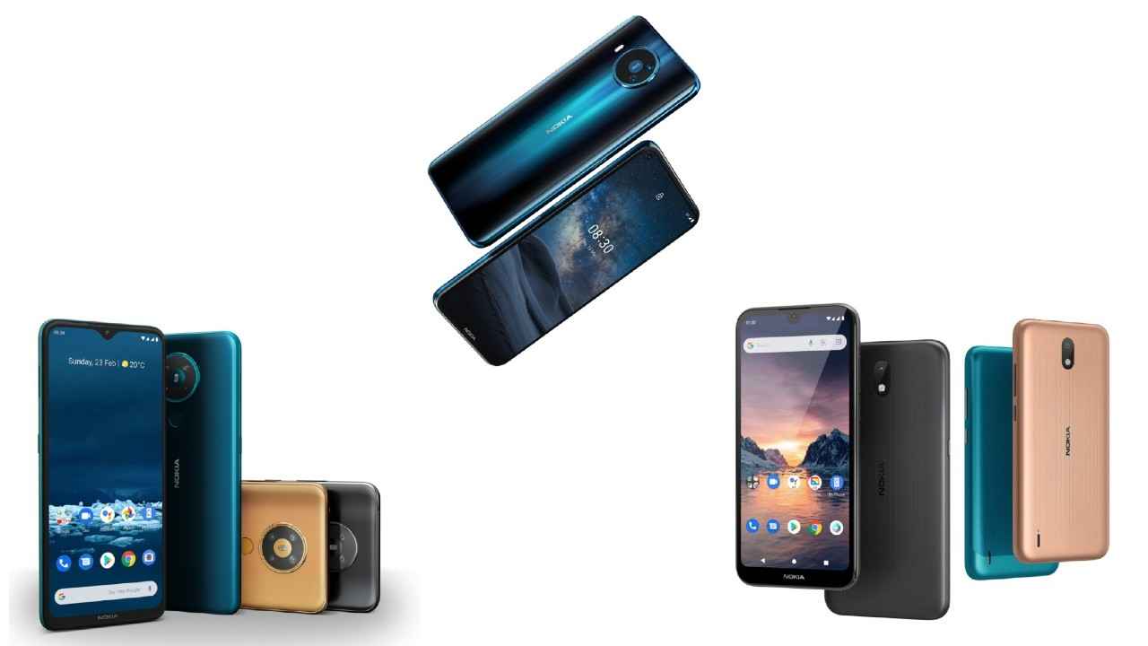 Nokia 8.3 5G, Nokia 5.3, Nokia 1.3 smartphones and Nokia 5310 feature phone announced