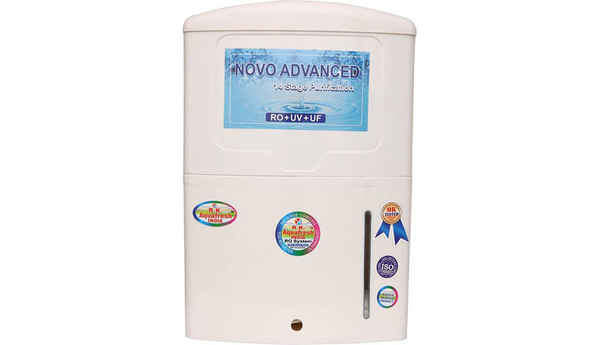 Rk Aquafresh India Novo Advanced 12Ltrs 14Stage 10 L RO + UV +UF Water Purifier (White)
