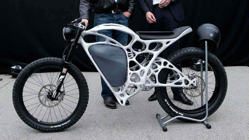 Airbus unveils 3D-printed motorcycle