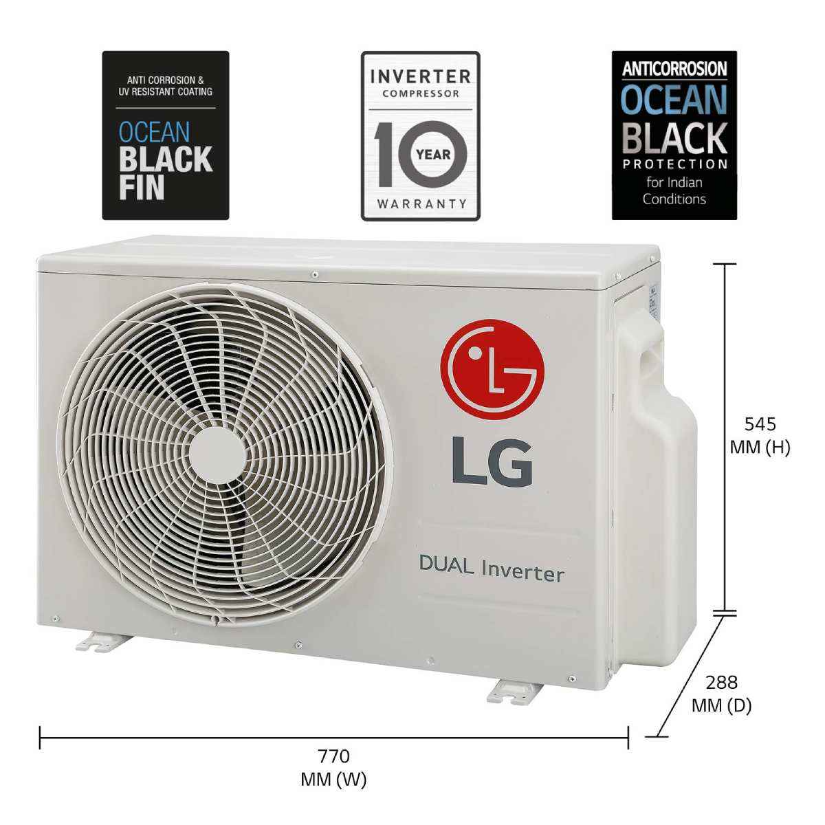 एलज 1 5 Ton 5 Star Inverter Split एस Ms Q18ynza Reviews In India 6th February 22 Digit