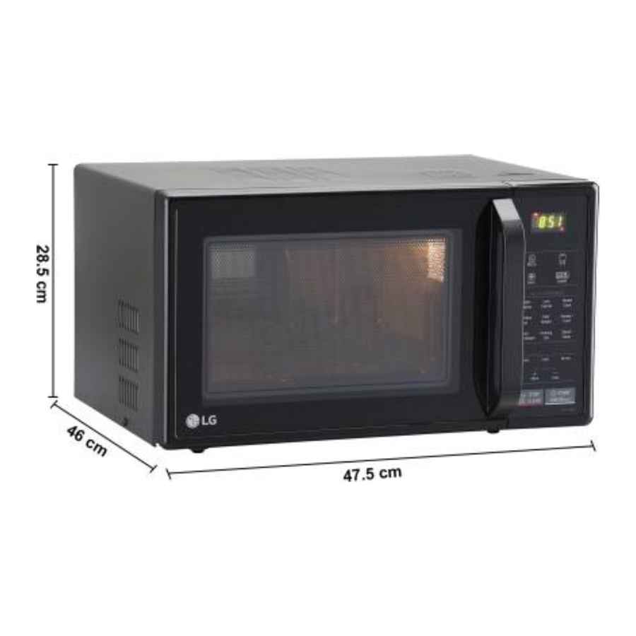LG 21 L Convection Microwave Oven (MC2146BG)