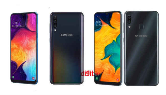 Samsung Galaxy A50S, A30S  விரைவில் இந்தியாவிற்கு அசத்தலான அமசங்களுடன்  வரும்.