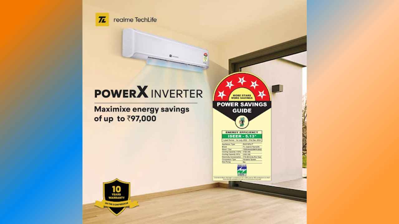 Realme launches new energy efficient 4-in-1 convertible inverter air conditioners