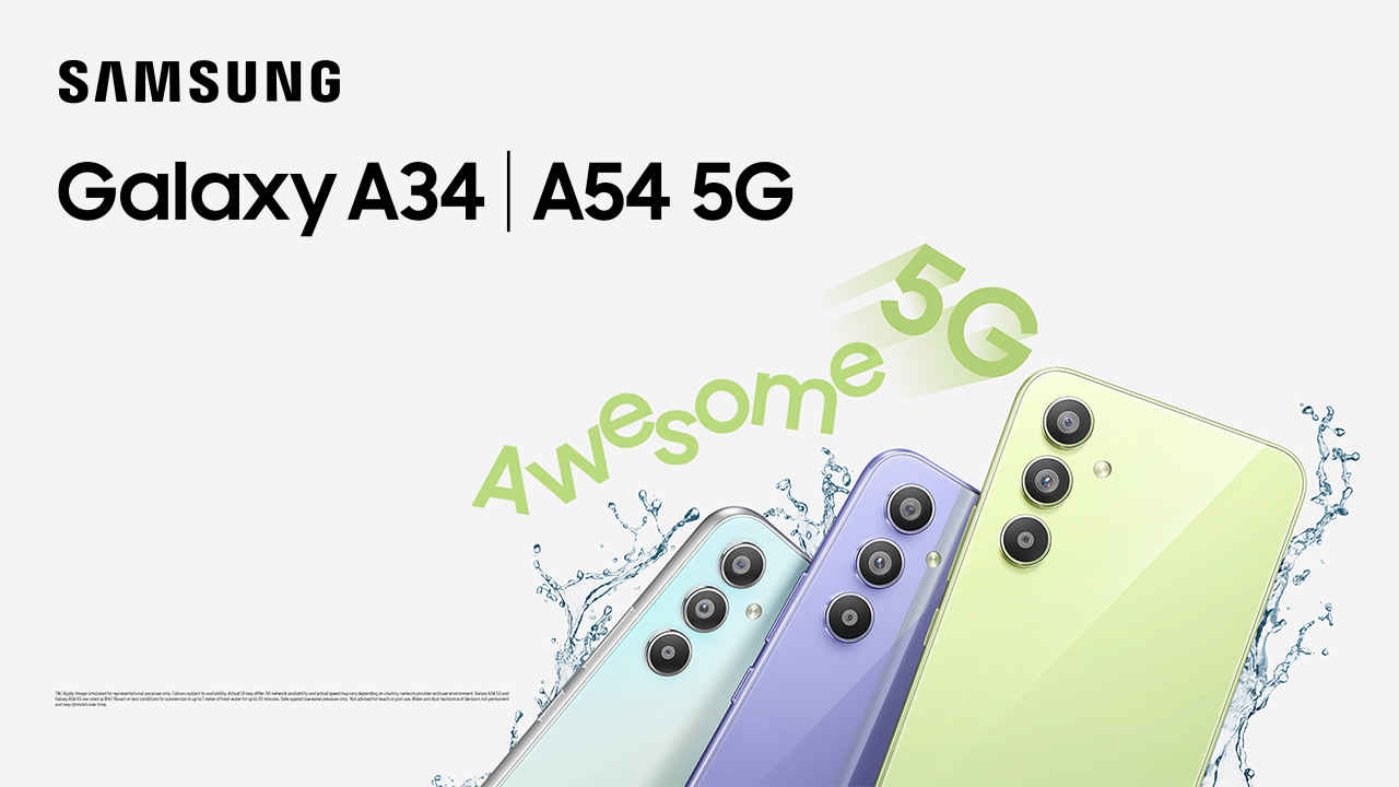 Galaxy A34 5G and Galaxy A54 5G offer the perfect blend of style and substance, Own it now!