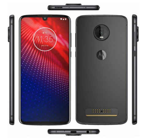 Moto Z4 leaks in entirety, to come with waterdrop notch