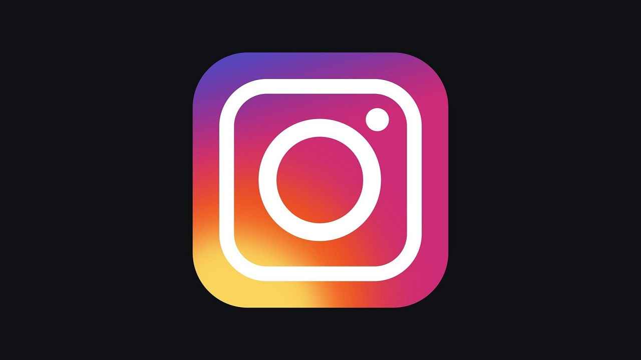 Instagram Logo Black Screen Video - IMAGESEE