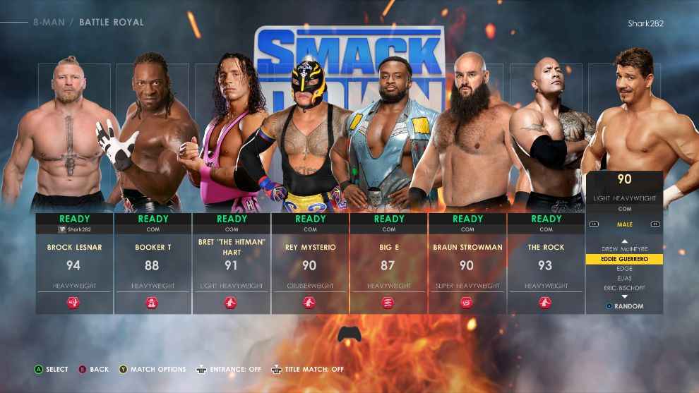 WWE 2K22 Mobile  Android/iOS MENU & FULL ROSTER (CONCEPT) 