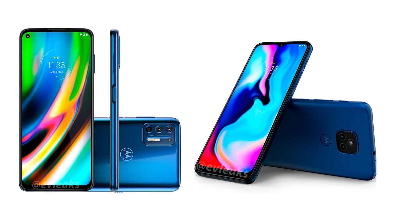 Motorola Moto G9 Plus and Moto E7 Plus renders leaked