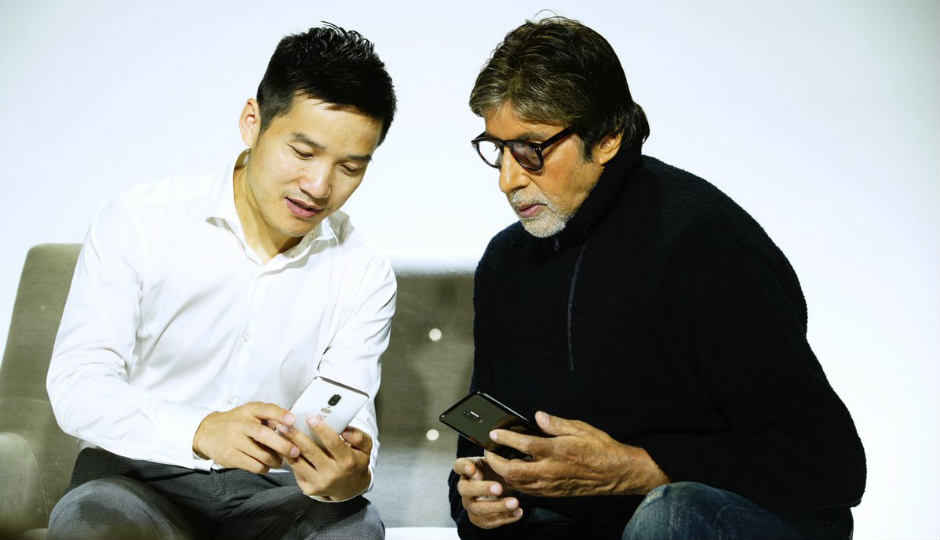 Amitabh Bachchan accidentally reveals Black and White colour variants of OnePlus 6 on Twitter